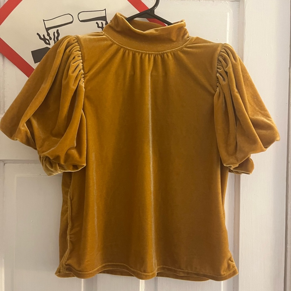 free people velvet top